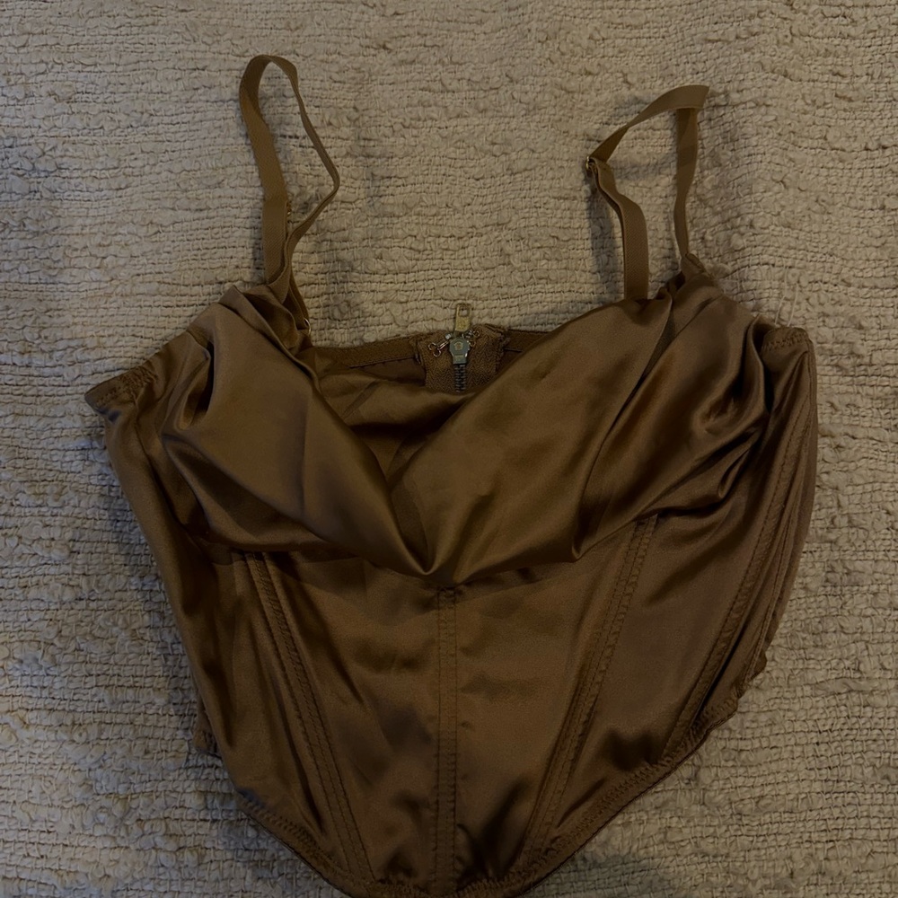 Urban outfitters cropped corset top
